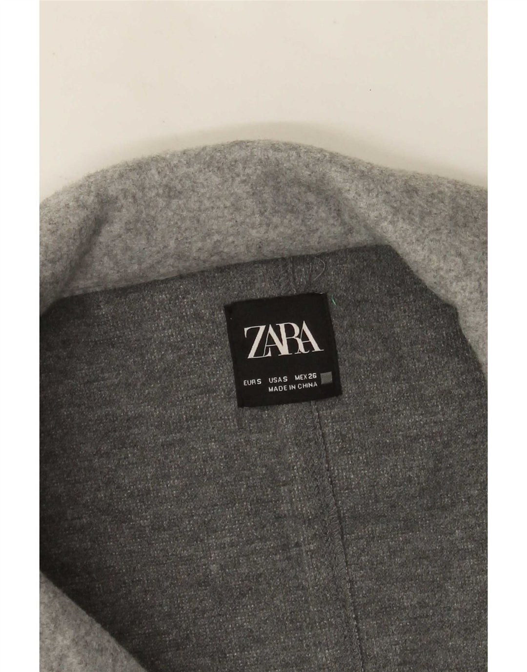 Zara Womens Open Overcoat UK 10 Small Grå