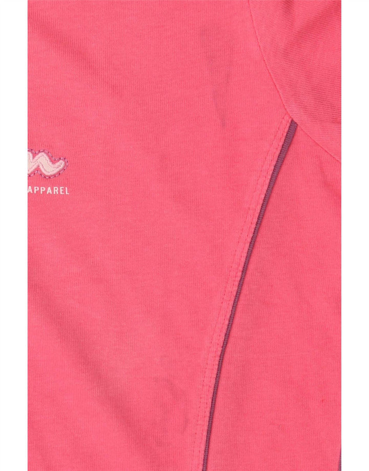 Champion Womens Heritage Classics Grafisk T-Shirt Top UK 12 Medium Pink