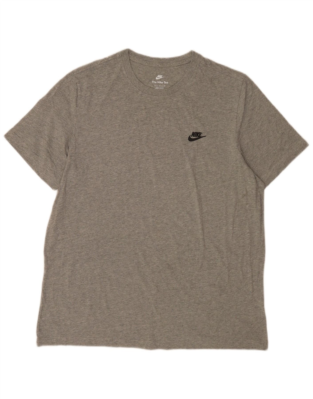 Nike T-shirt top til mænd XL Grå flækket bomuld