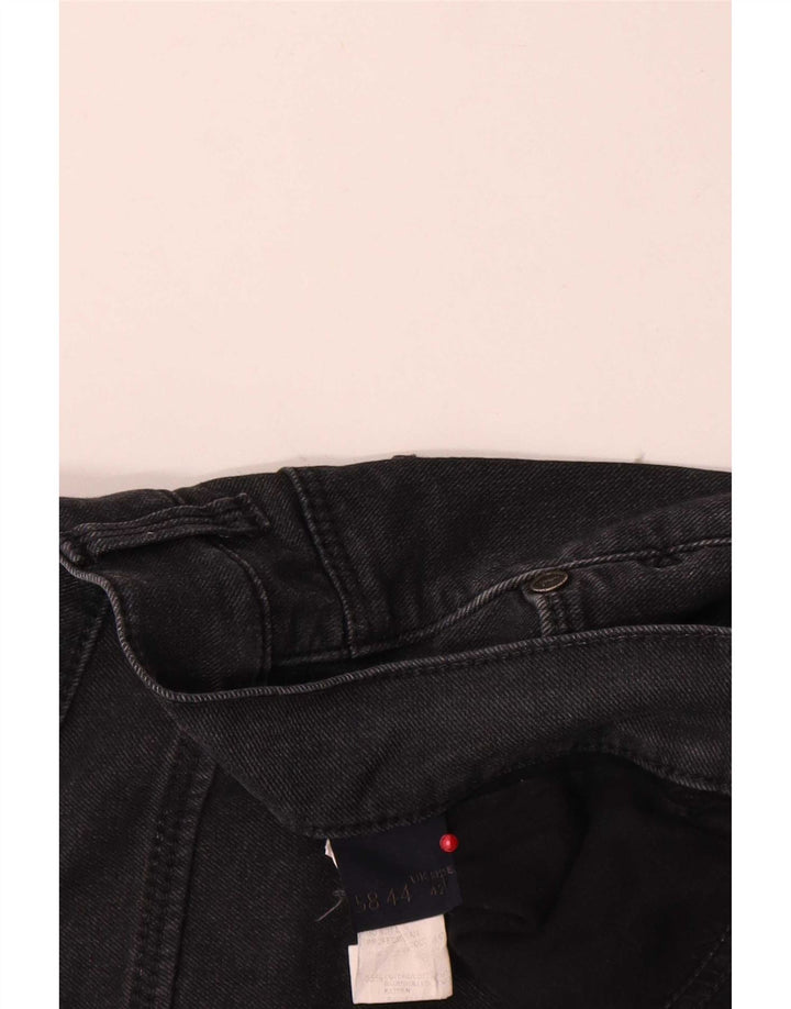 Trussardi Herre Slim Jeans W42 L35 Sort Bomuld