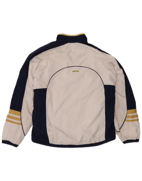 Adidas træningsdragt topjakke til kvinder UK 14 Large White Colourblock