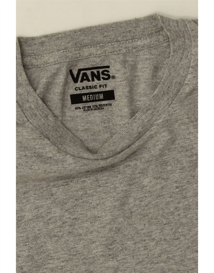 Vans Herre Classic Fit T-Shirt Top Medium Grey Bomuld