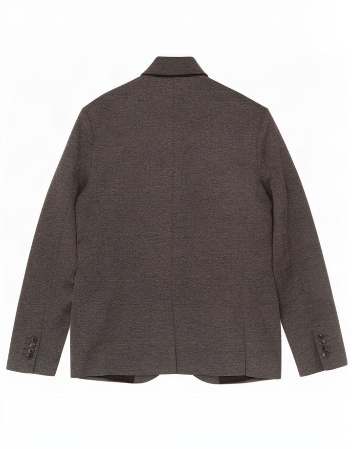 Zara Herre 2-knaps blazerjakke UK 42 XL Grå Polyester