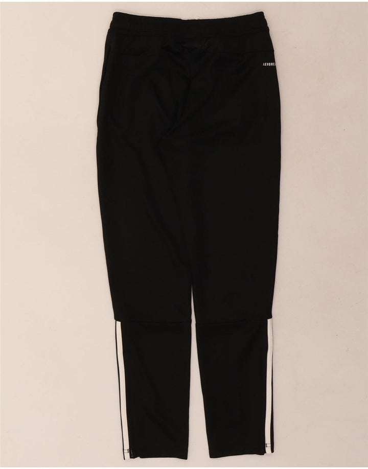 Adidas Boys Aeroready Tracksuit Bukser 11-12 år Sort Polyester