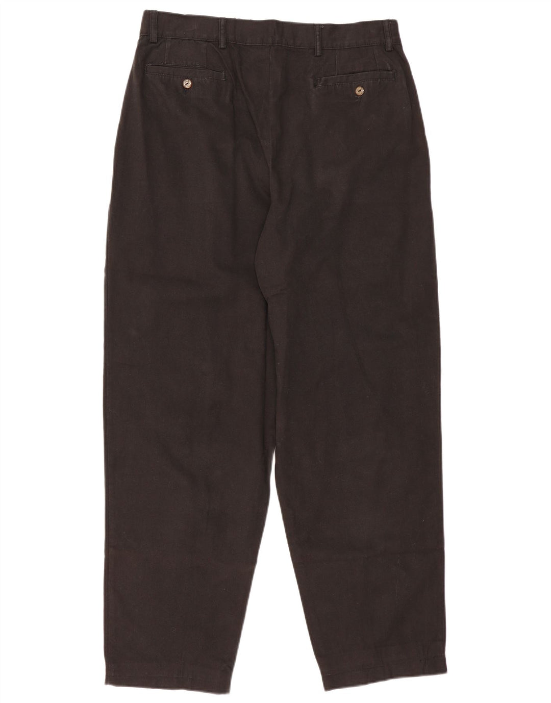 CASA BLANCA Herre Pegged Chino Bukser W34 L31 Sort Bomuld