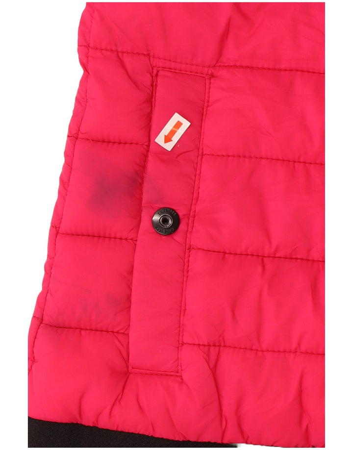 Chiemsee polstret jakke til kvinder UK 16 Large Pink Nylon