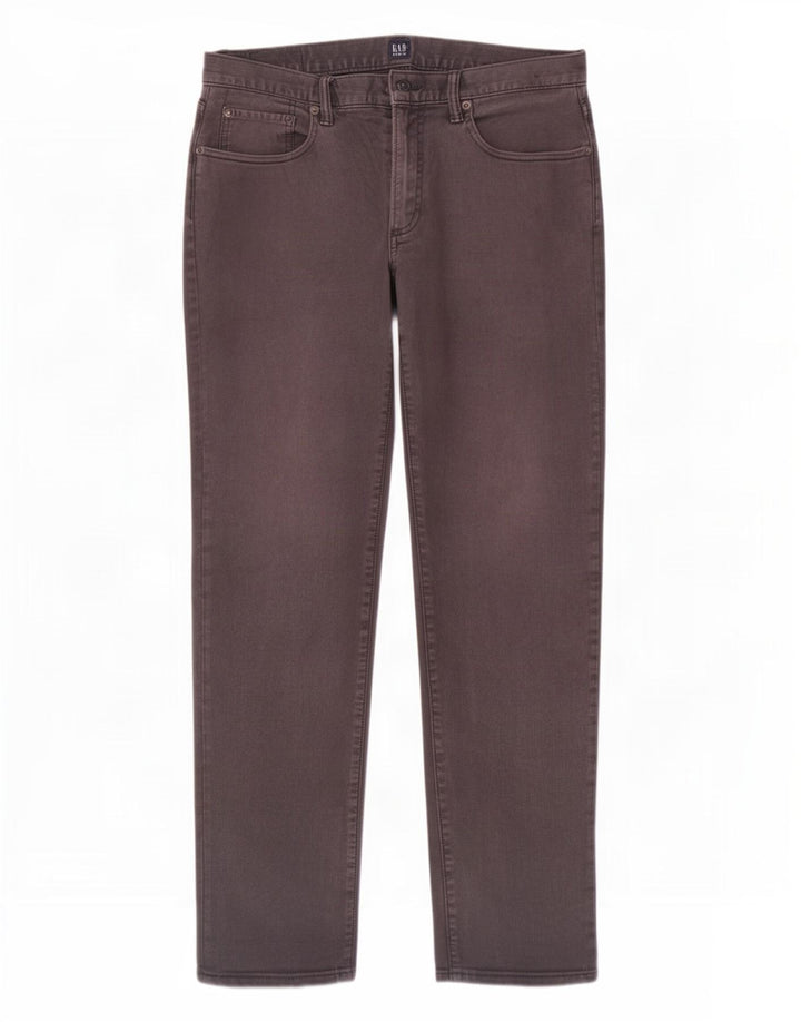 Gap lige damejeans W32 L32 brun bomuld