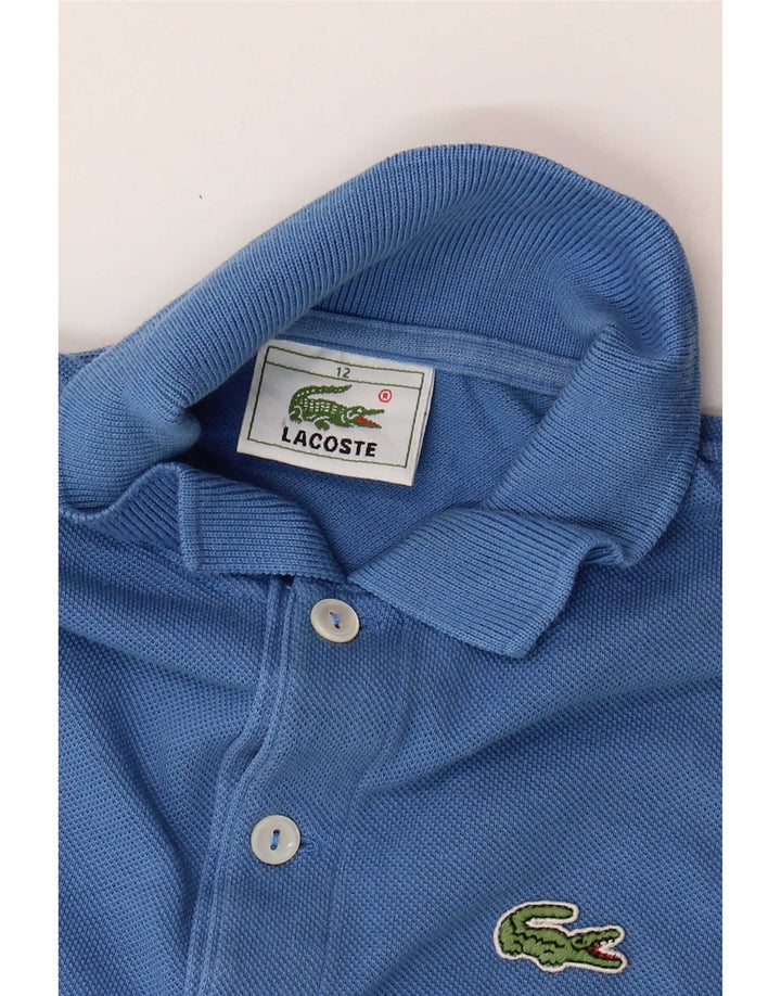 Lacoste drenge poloskjorte 11-12 år blå bomuld