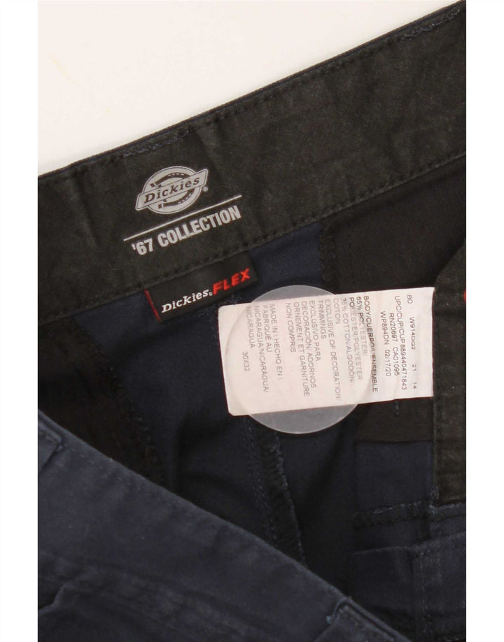 Dickies Straight Chino-bukser til mænd W30 L32 Marineblå polyester