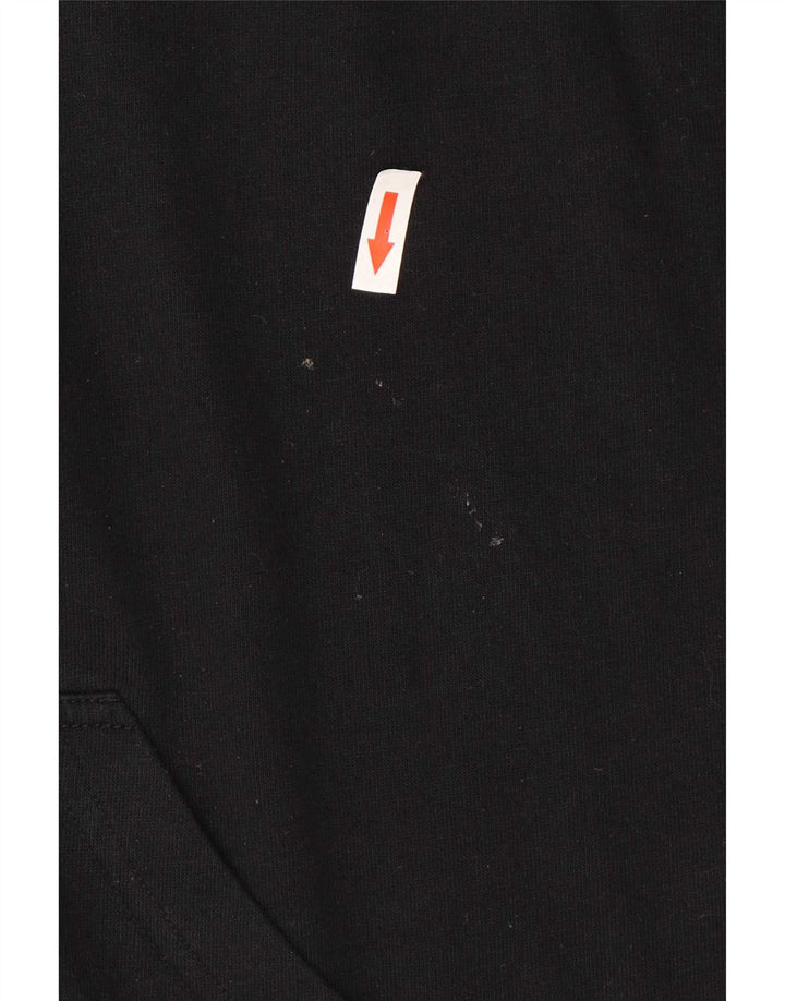 Marks & Spencer Dame Regular Fit Hættetrøje med lynlås UK 16 Large Sort