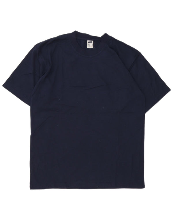 Fila Herre grafisk T-shirt Top Medium Marineblå Bomuld