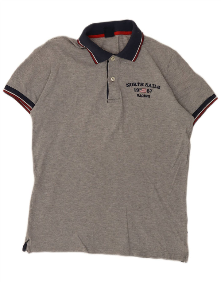 North Sails Herre Grafisk Polo Shirt Lille Grå Flecked