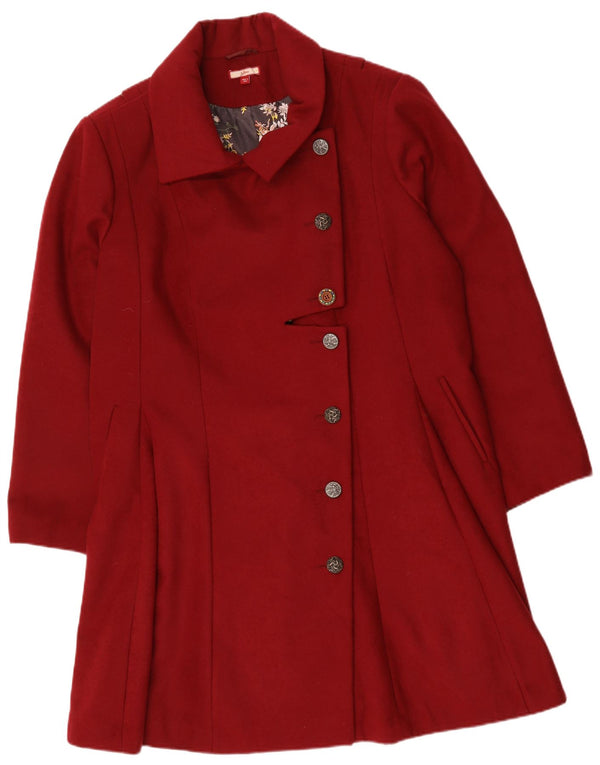 Joe Browns Dame Oversized Overfrakke UK 22 3XL Rød Polyester