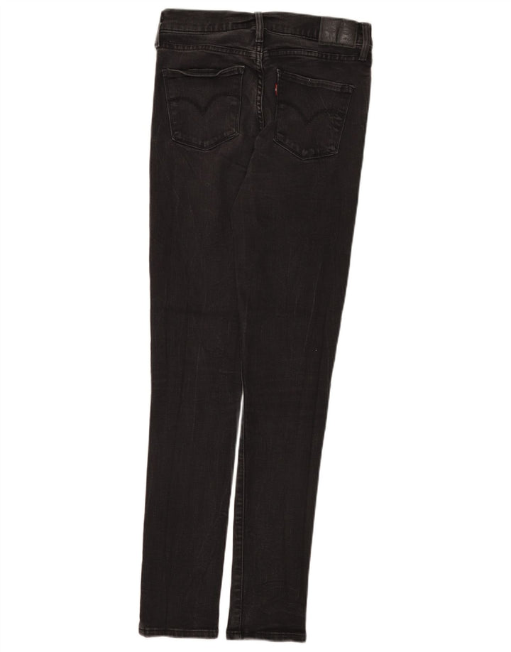 Levi's skinny jeans til kvinder W28 L32 sort bomuld