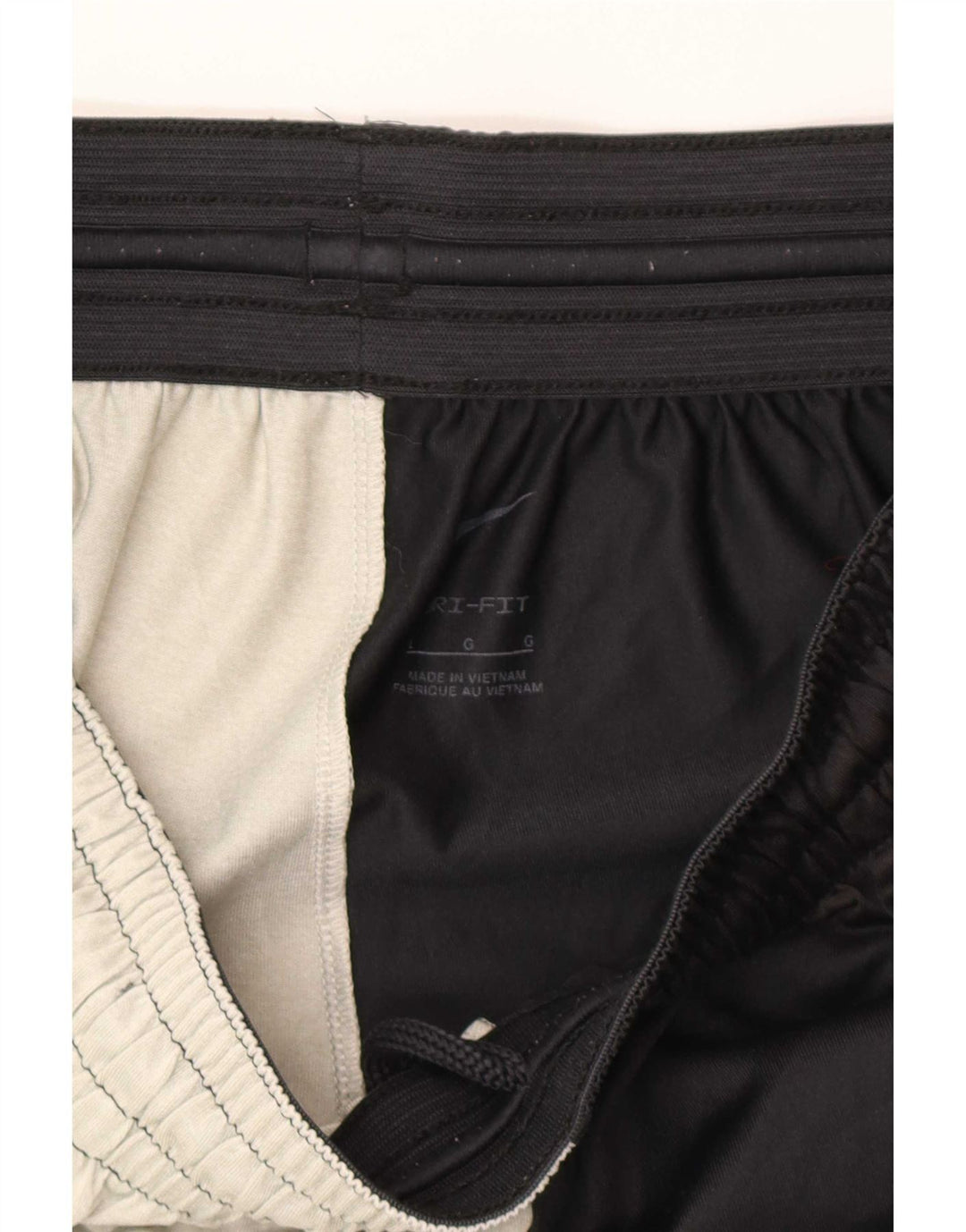 Nike Herre Dri Fit grafiske sportsshorts Store sorte Colourblock Polyester