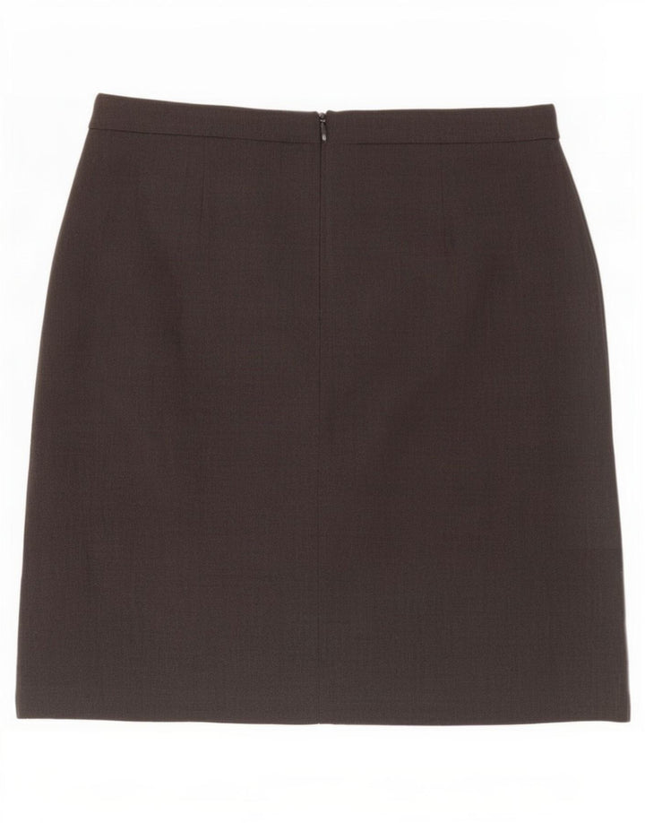 Marks & Spencer Mininederdel til kvinder UK 12 Medium W30 Grå polyester