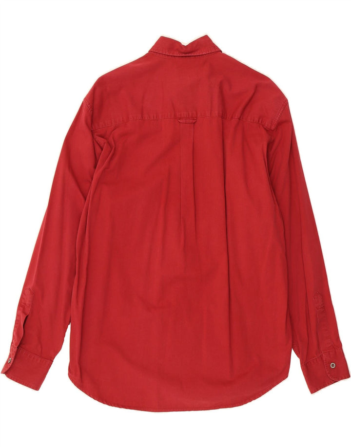 CARRERA Mens Shirt Medium Red Cotton Vintage Carrera and Second-Hand Carrera from Messina Hembry 