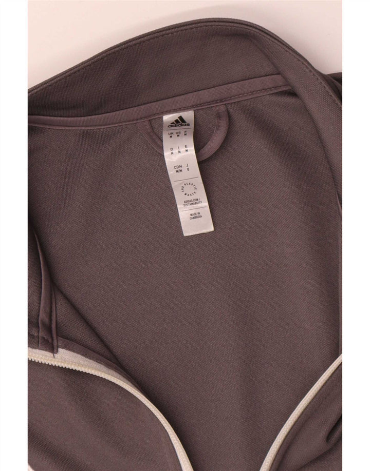 Adidas Herre Aeroready Træningsdragt Topjakke Medium Grå Polyester