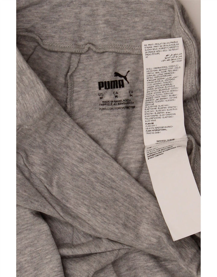Puma Grafiske Leggings til kvinder UK 14 Mellemgrå bomuld