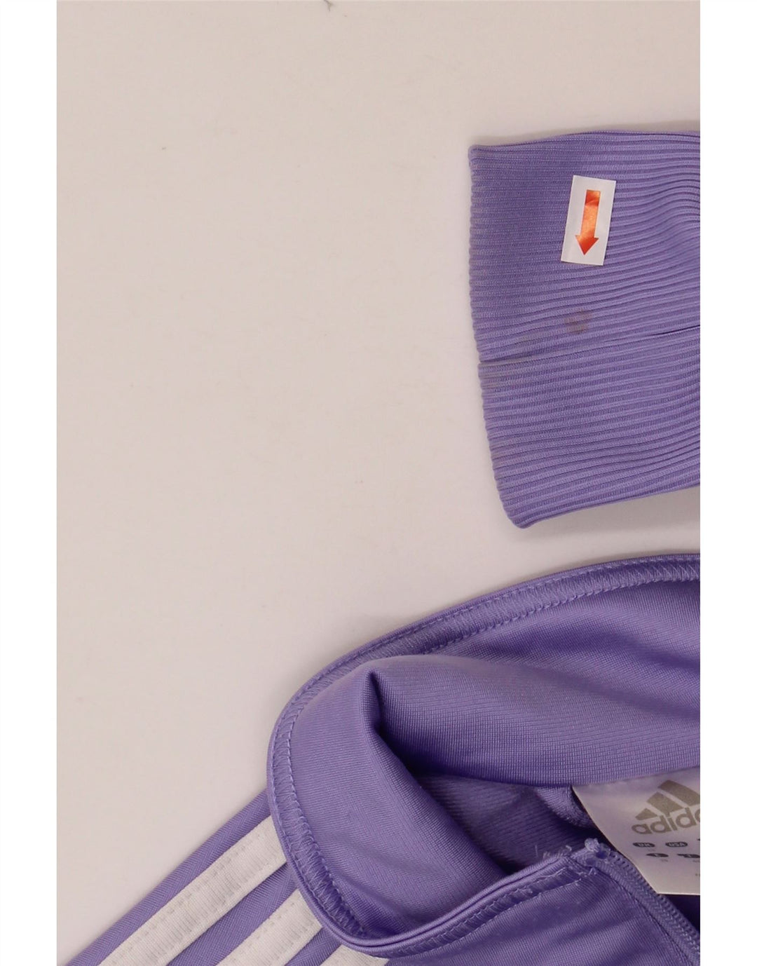 ADIDAS træningsdragt topjakke til kvinder UK 12 Medium Lilla Polyester