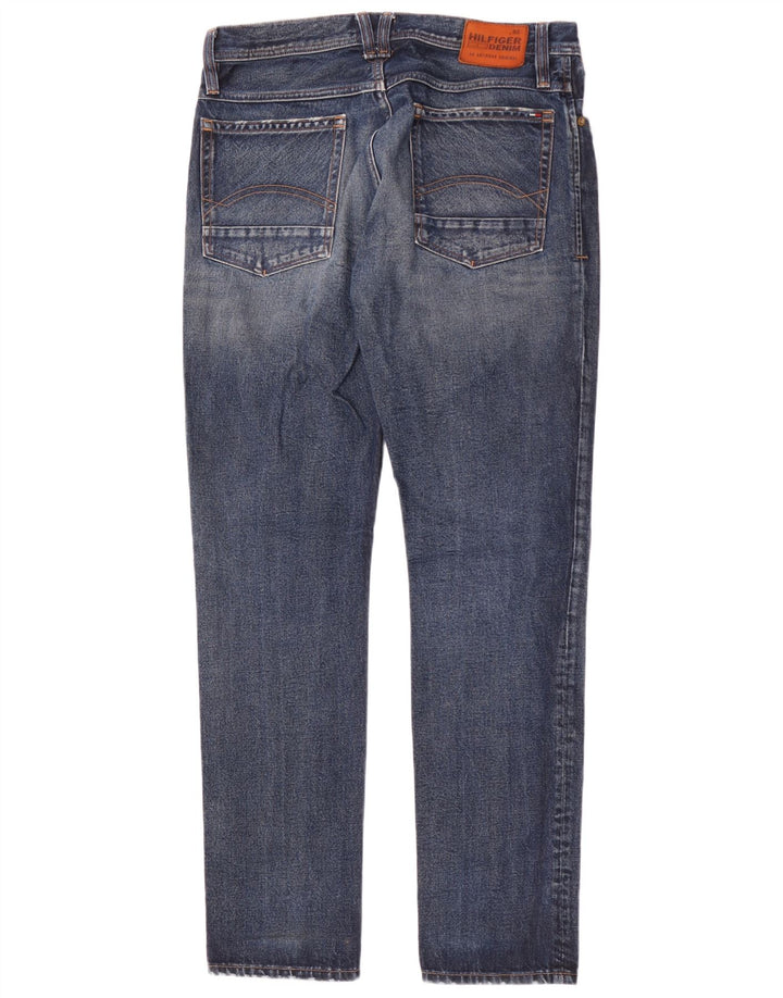 Tommy Hilfiger Herre Slim Jeans W33 L34 Blå