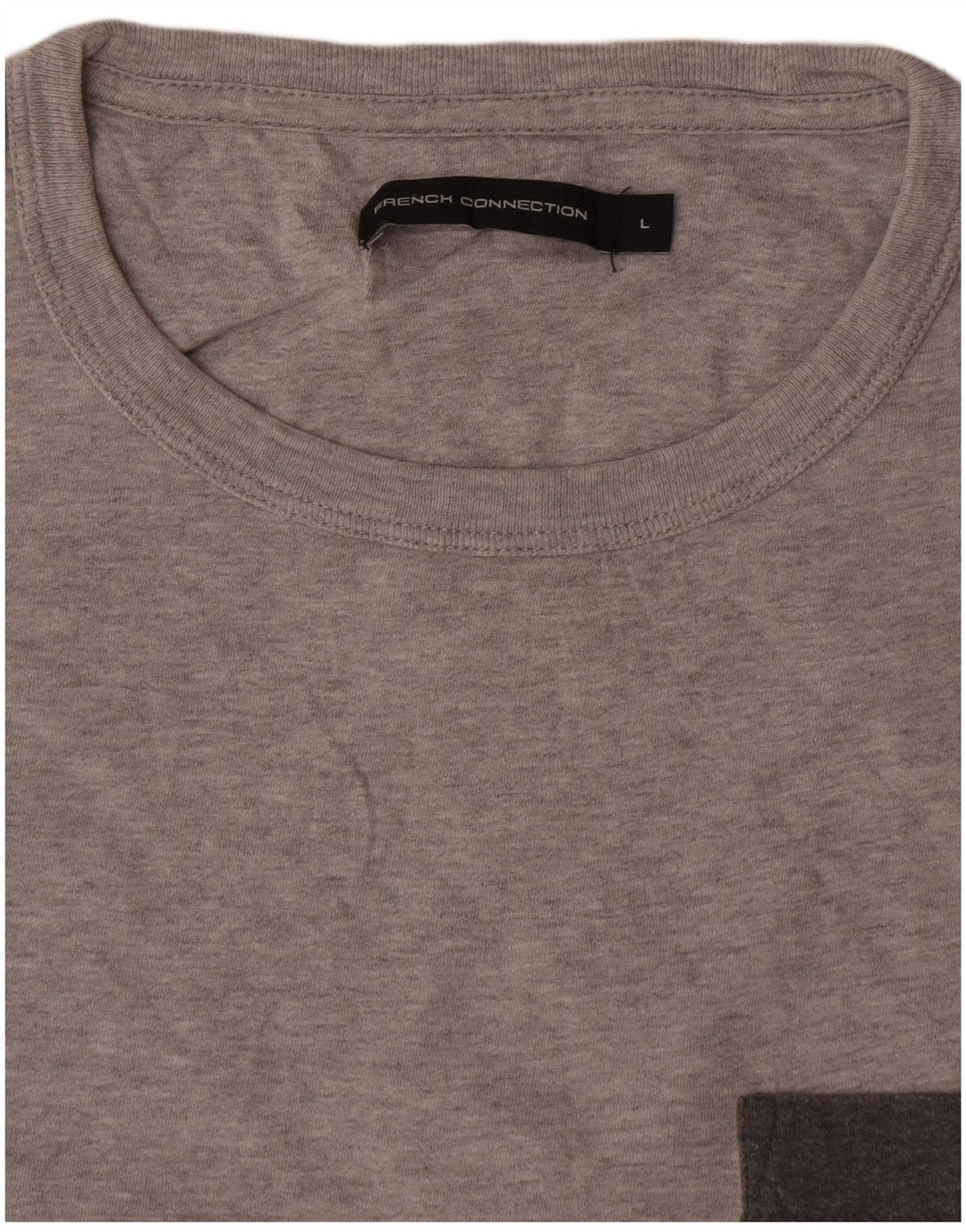 French Connection Herre T-Shirt Top Stor Grå Bomuld