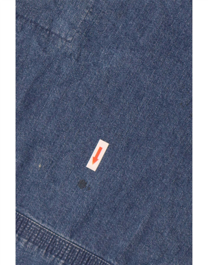 Orvis Dame denimkjole med 3/4 ærmer US 8 Medium Blue Cotton
