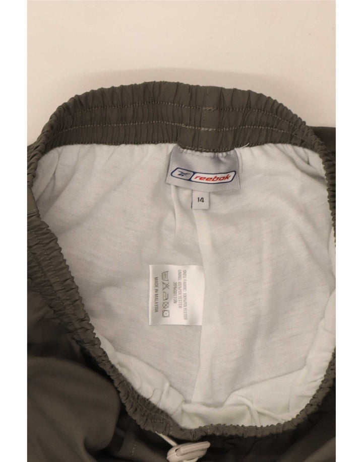 Reebok Boys træningsbukser 13-14 år Khaki Polyester