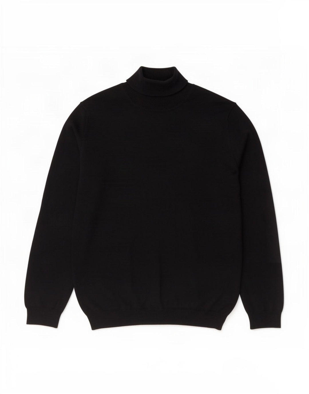 Zara Herre rullehals sweater mellem marineblå akryl