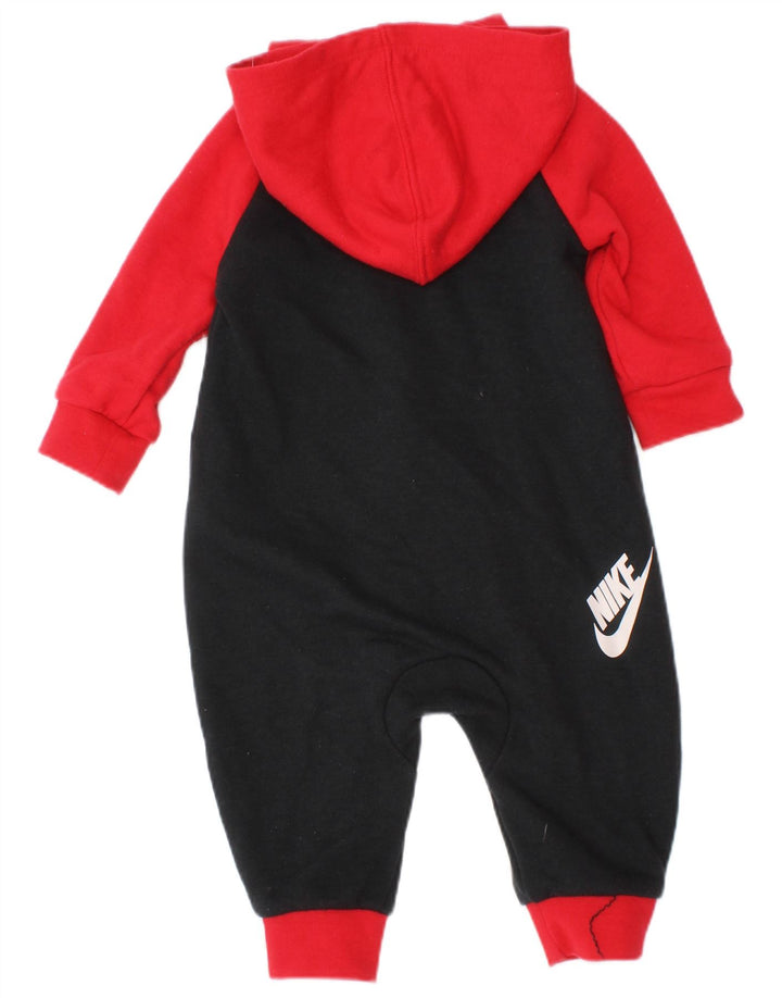 Nike Baby Boys Grafisk Jumpsuit 3-6 måneder Sort Colourblock Bomuld