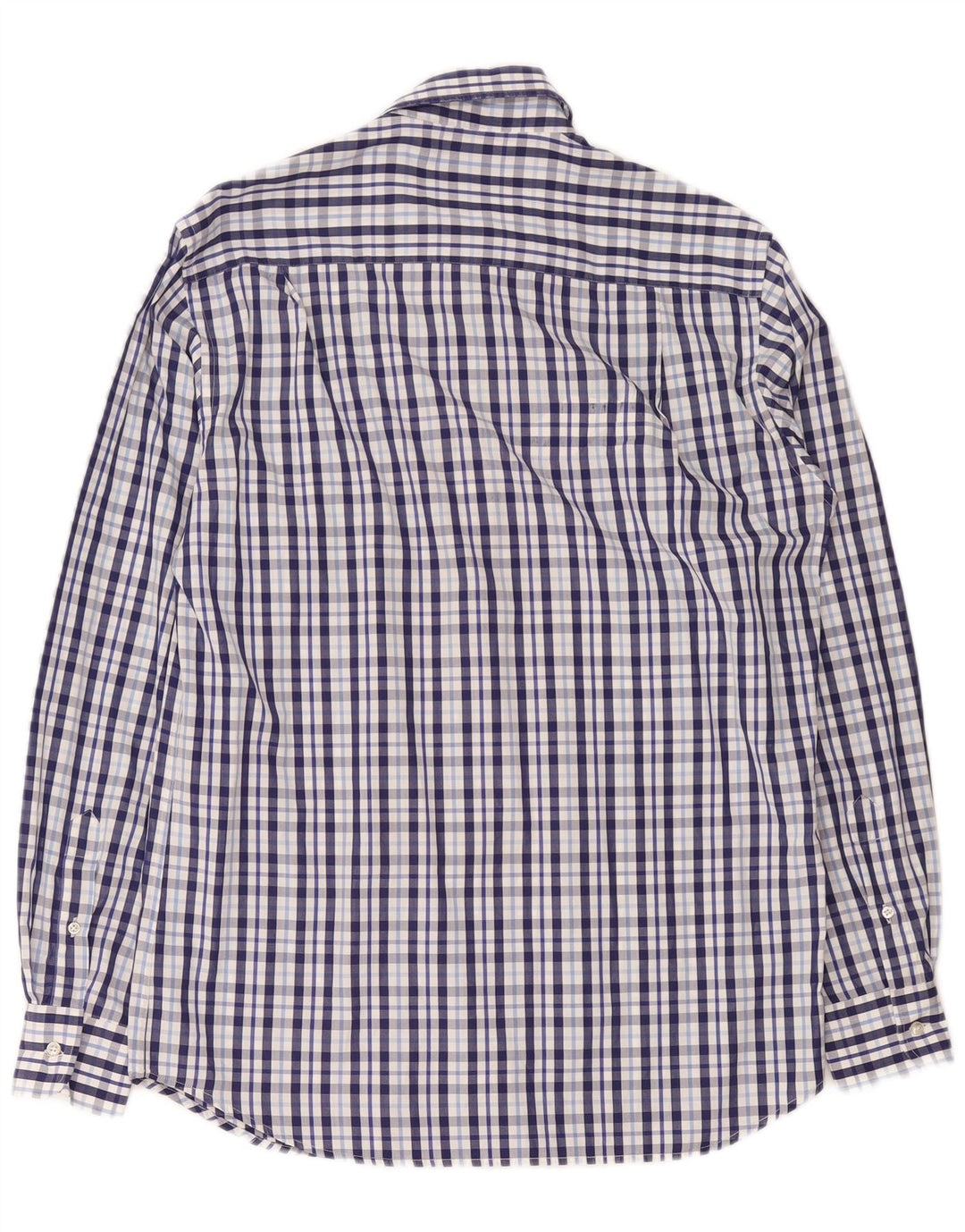 Paul & Shark Herre ternet skjorte Medium blå ternet bomuld