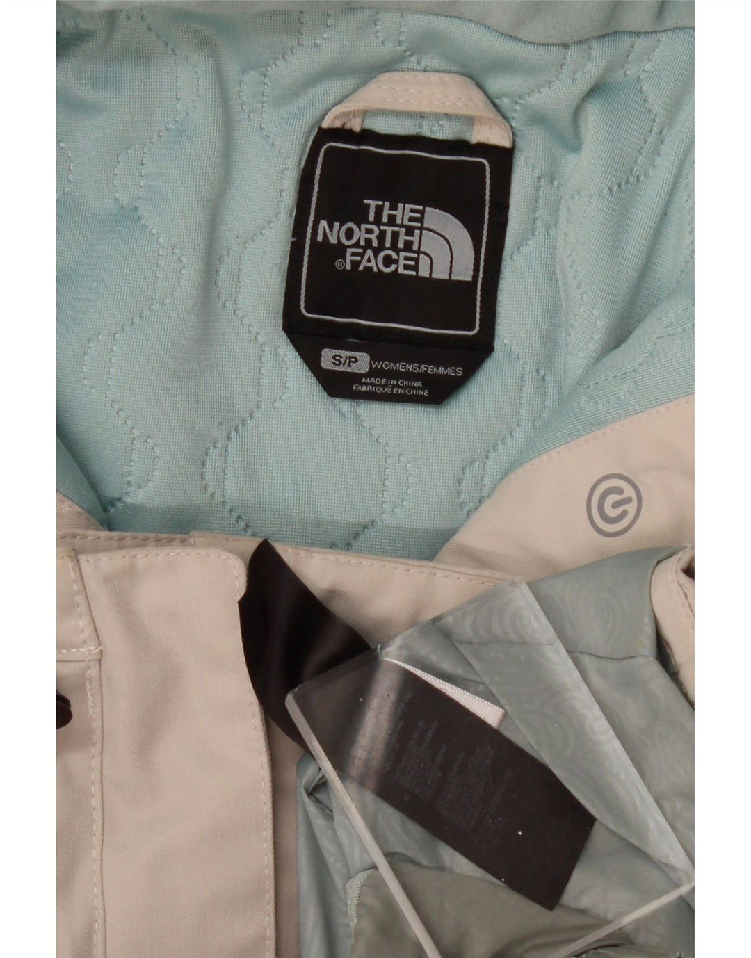 THE NORTH FACE Dame Hyvent Oversized Windbreaker Jacket UK 10 Small Grey