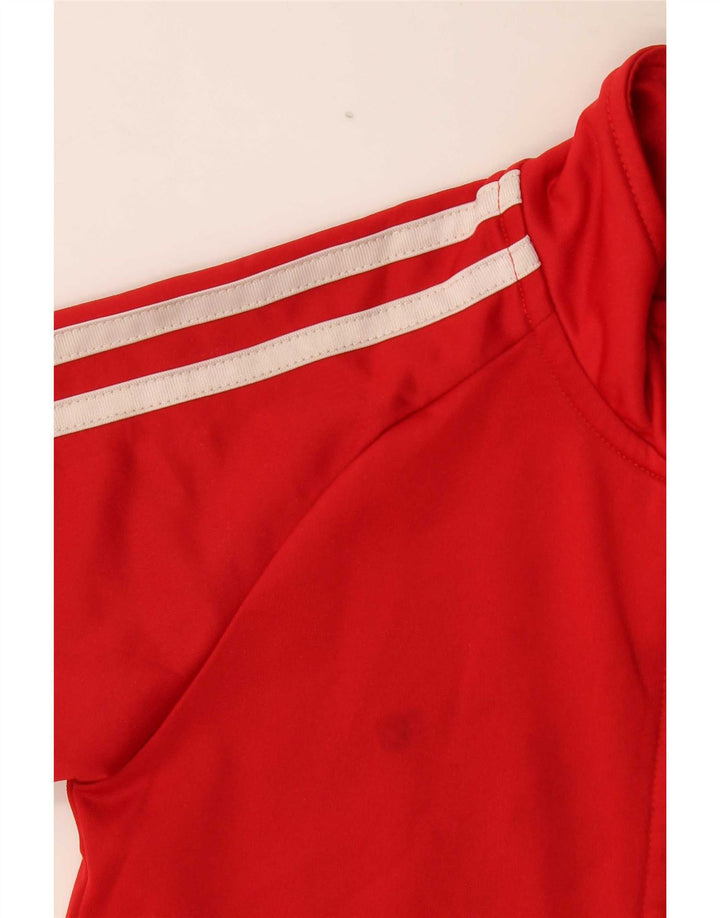 Adidas Træningsdragt Topjakke til drenge 6-7 år Rød Colourblock