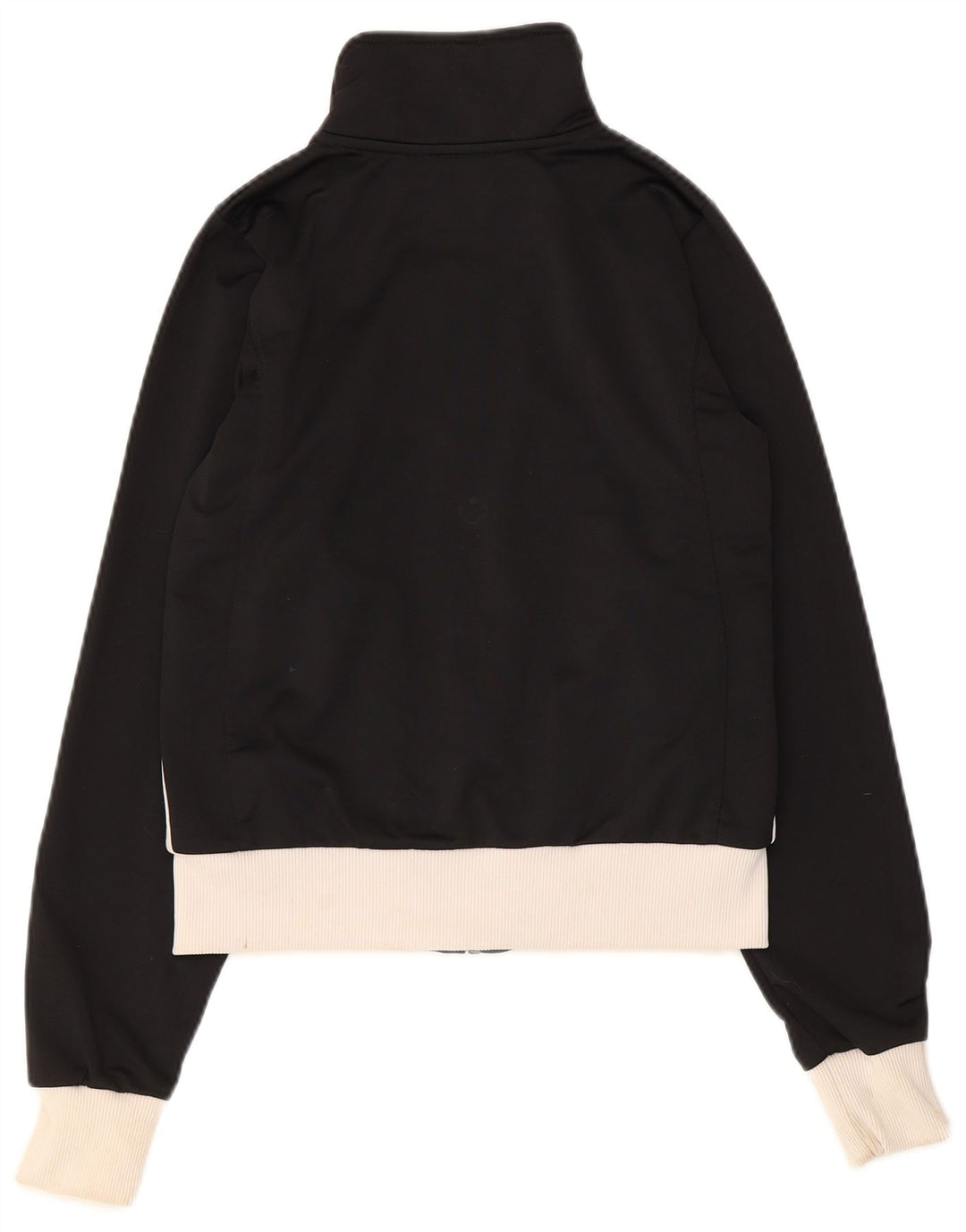 Nike Womens Crop træningsdragt topjakke UK 8/10 Small Black Colourblock