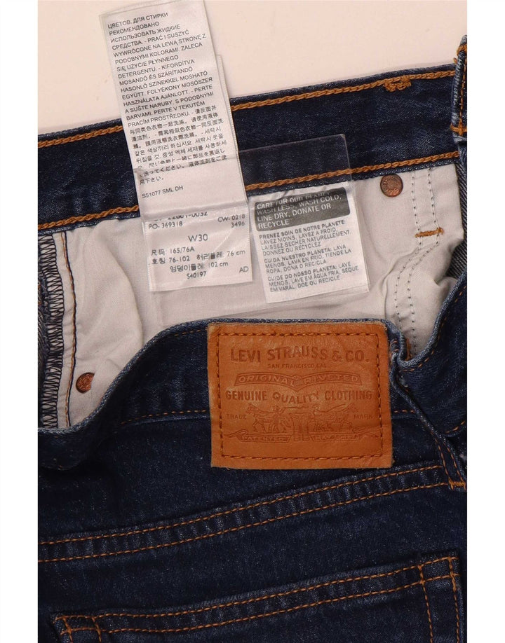 Levi's Wedgie Cropped Jeans til kvinder W30 L26 blå bomuld