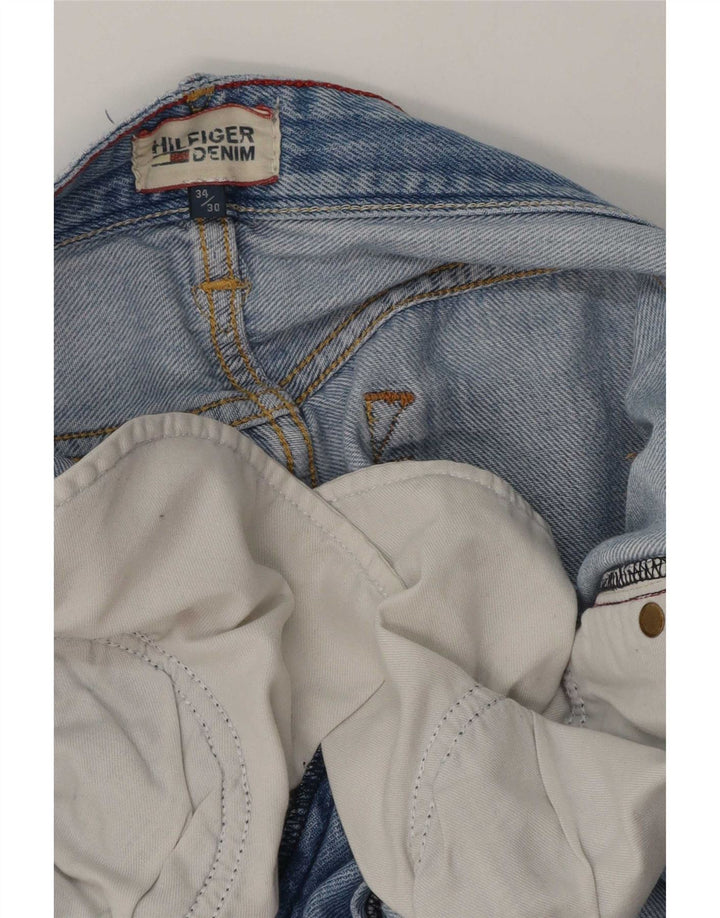 Tommy Hilfiger Straight Jeans til mænd W34 L30 Blå