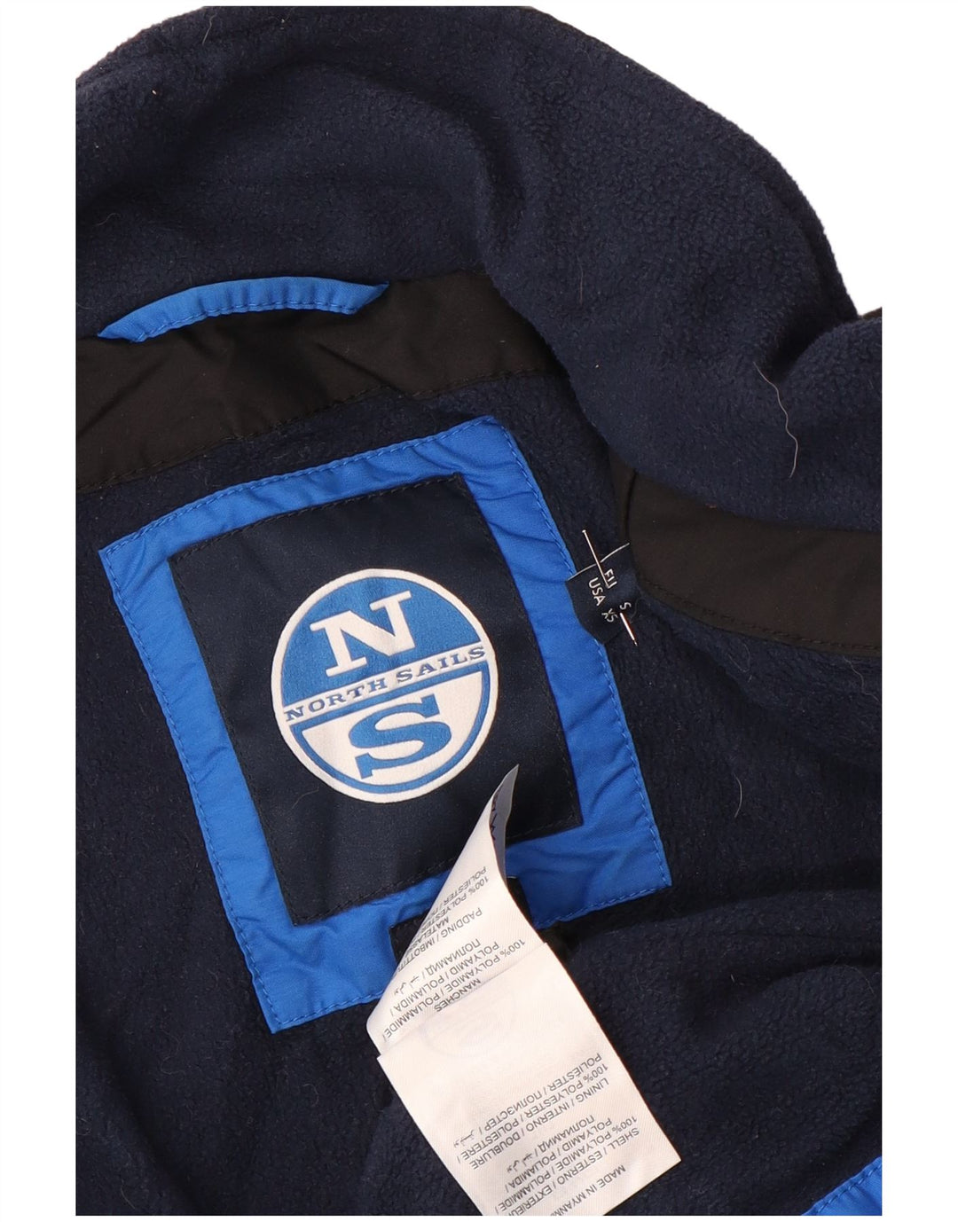 North Sails Herre Bomberjakke EU 36 Lille Sort Polyamid