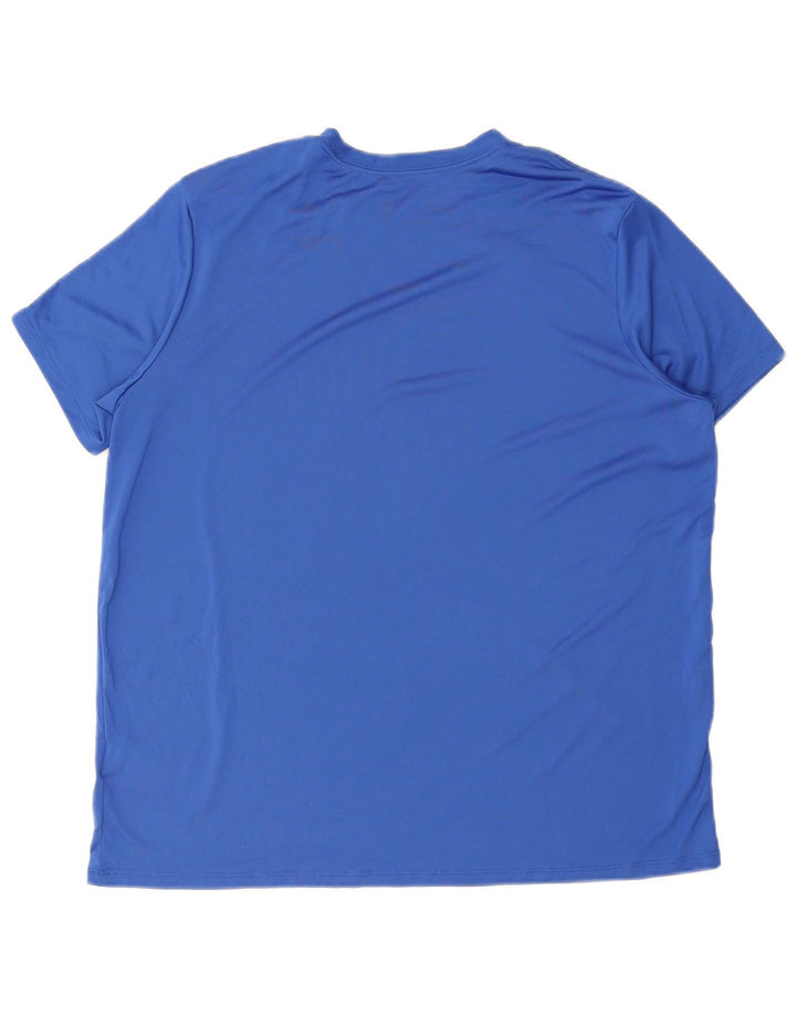 Nike Herre Dri Fit T-Shirt Top XL Blå Polyester