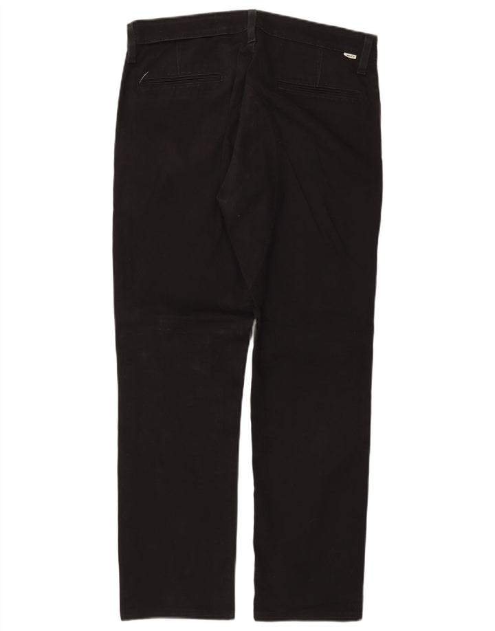 Levi's Straight Chino-bukser til mænd W33 L28 Sort bomuld