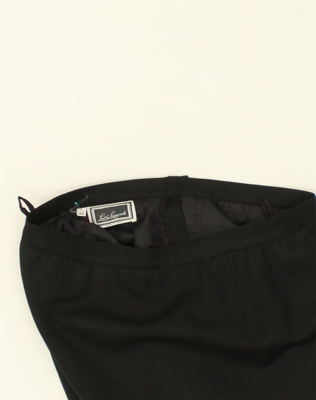 LUISA SPAGNOLI Womens Pencil Skirt IT 44 Medium W28 Black Polyester | Vintage Luisa Spagnoli | Thrift | Second-Hand Luisa Spagnoli | Used Clothing | Messina Hembry 