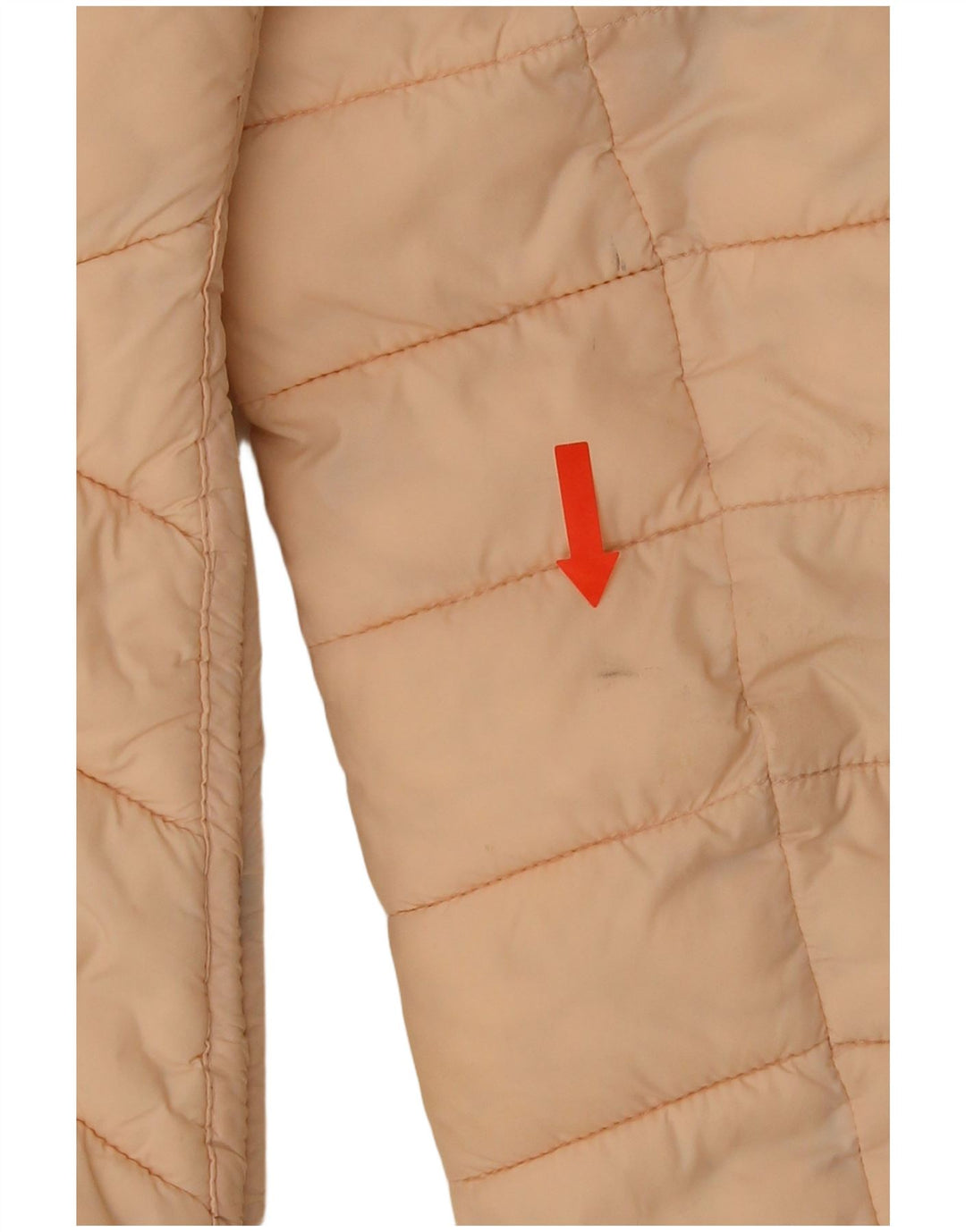 Superdry Polstret hættejakke til kvinder UK 10 Small Pink Nylon
