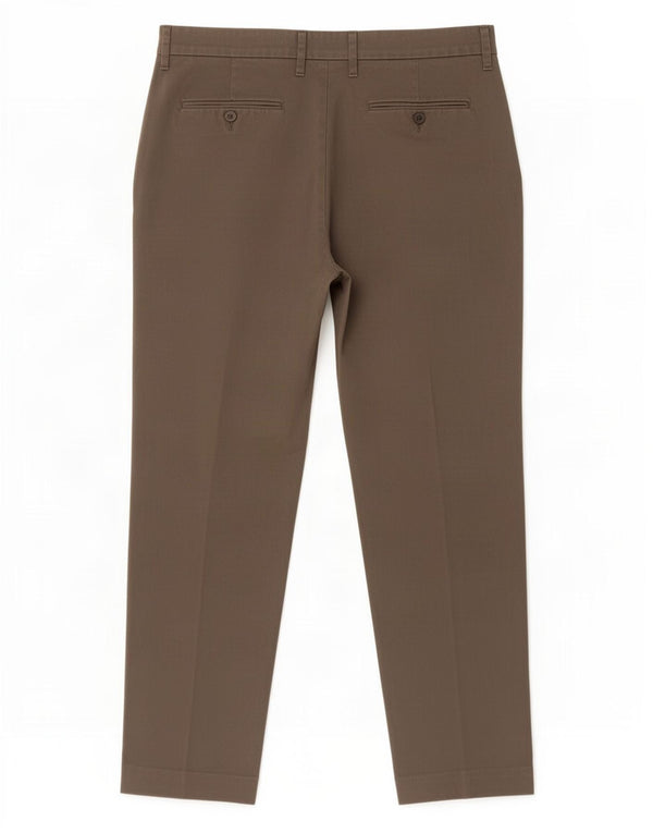 Marks & Spencer Herre Lige Regular Fit Chinobukser W38 L33 Grå