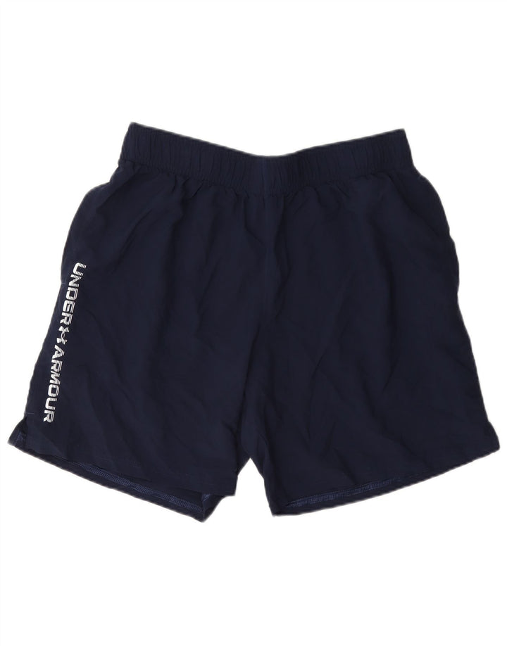 Under Armour Herre grafiske sportsshorts store marineblå polyester