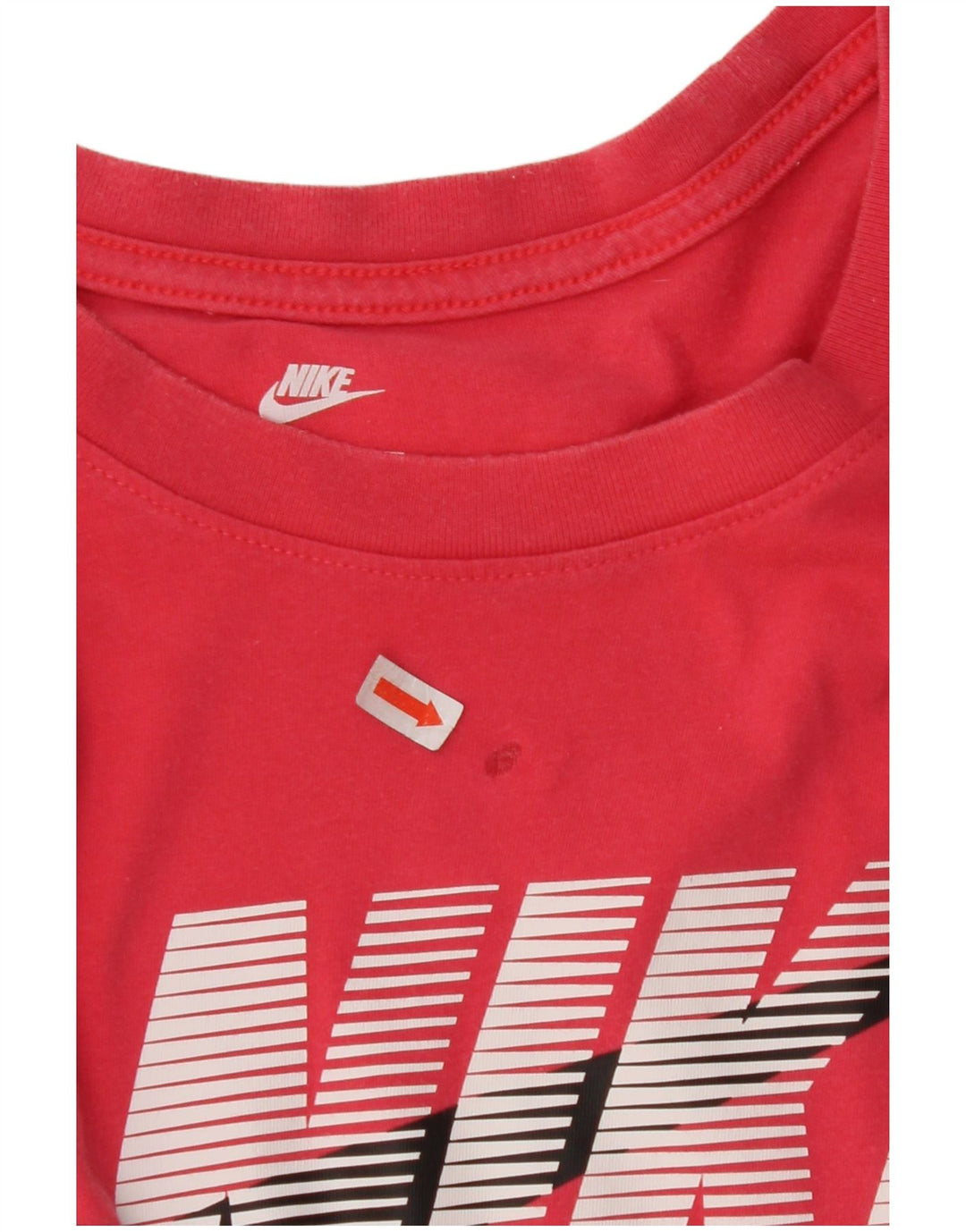 NIKE Grafisk T-shirt top til mænd Stor Pink Bomuld