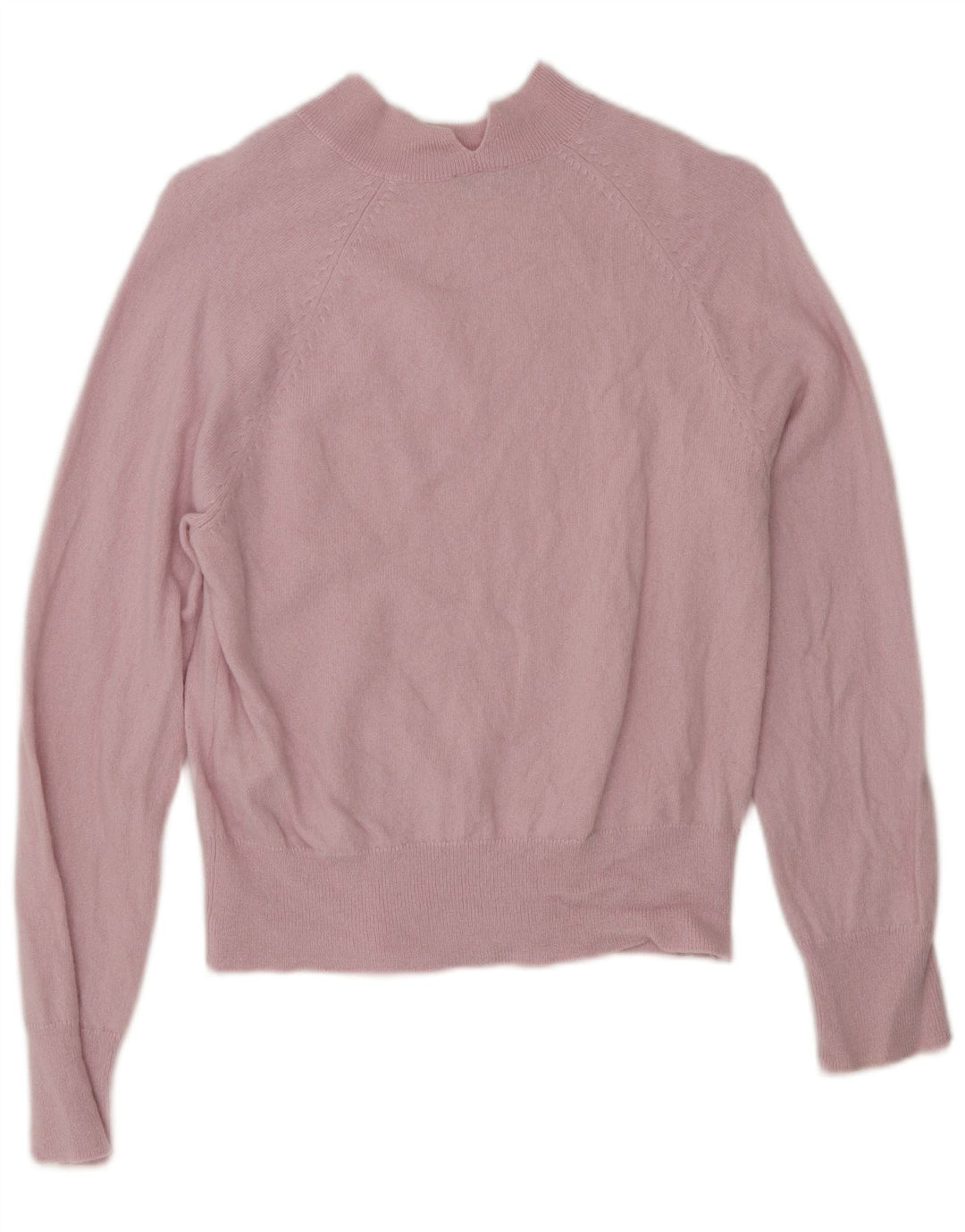 Jigsaw Dame Turtle Neck Jumper Sweater UK 10 Small Pink Wool