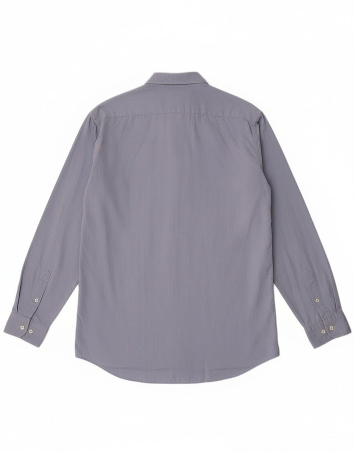 Lacoste Herreskjorte str. 40 Medium Blue Cotton