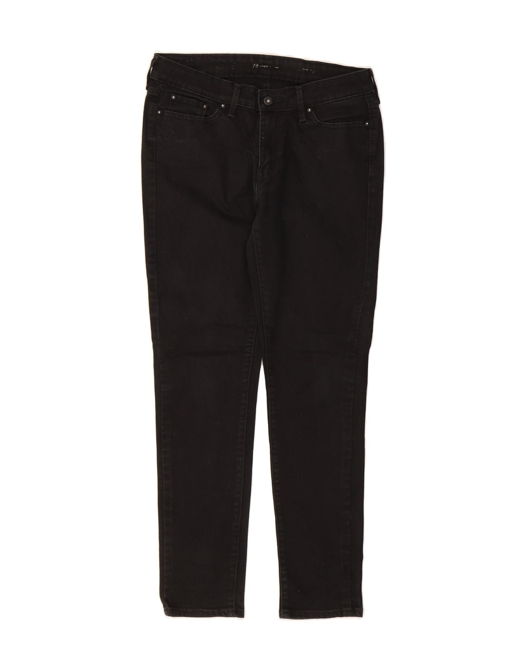 LEVI'S Womens Skinny Jeans W29 L30  Black Cotton Vintage Levi's and Second-Hand Levi's from Messina Hembry 