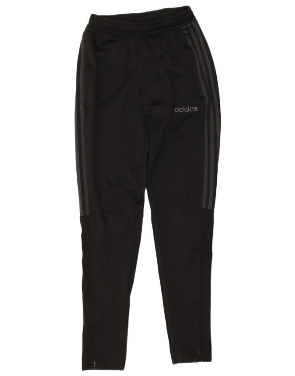 Adidas Womens Climalite træningsdragt Bukser UK 4 XS Sort Polyester