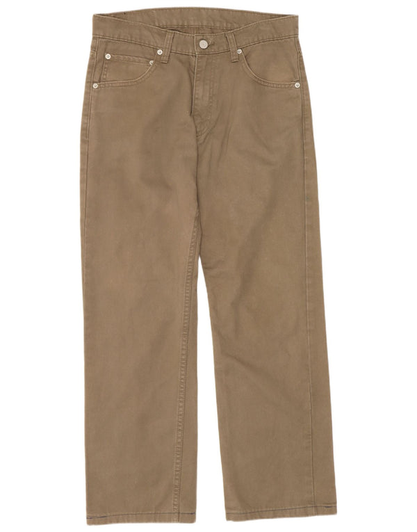 Levi's Herre 752 Straight Casual Bukser W30 L28 Khaki Bomuld