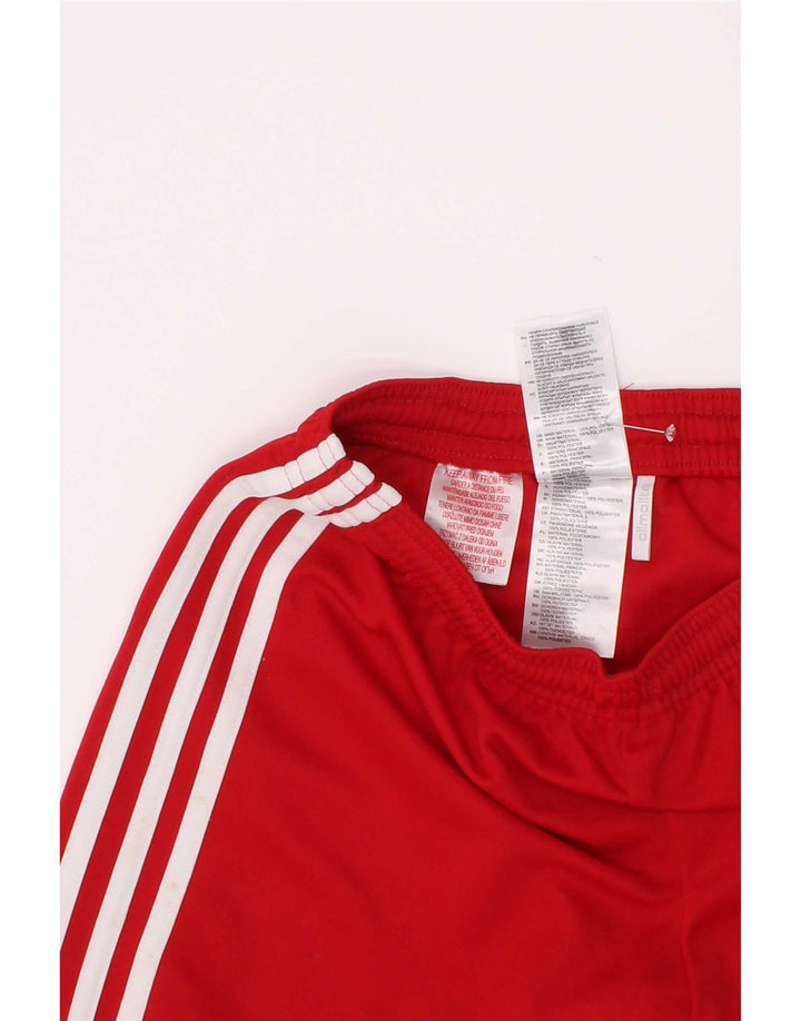 Adidas Boys Climalite Sportshorts 9-10 År Rød Polyester